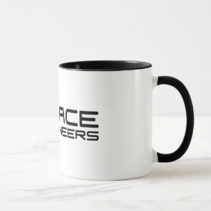 Space Engineers Ringer White Mug SE logo