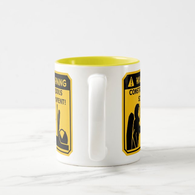 Space Engineers Warning Posters Mug (Handle)