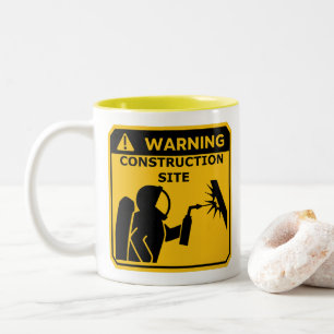 Space Engineers Warning Posters Mug