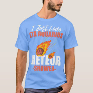 Space Eta Aquariids Meteor Star Galaxy Science Ast T-Shirt