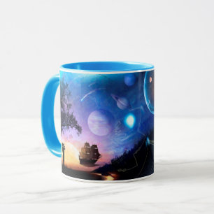 Space Exploration Artwork Voyager Spacecraft Mug