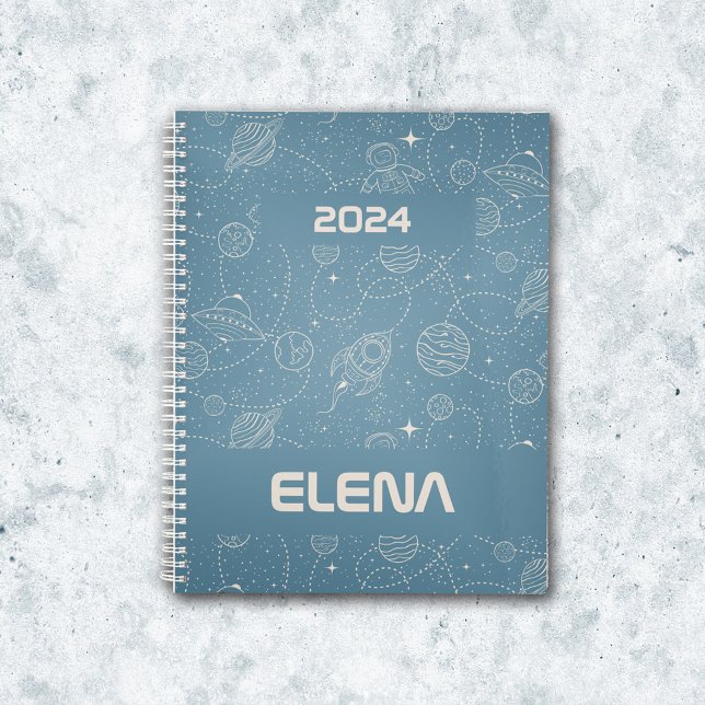 Space Exploration Galaxy Universe Star Personalise Planner (Creator Uploaded)