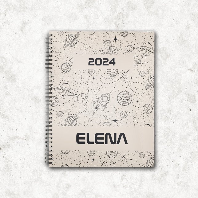 Space Exploration Galaxy Universe Star Personalise Planner (Creator Uploaded)