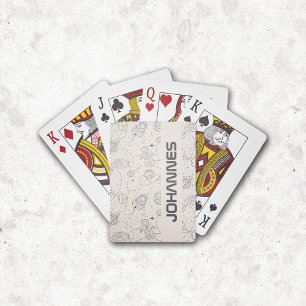 Space Exploration Galaxy Universe Star Personalise Playing Cards