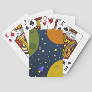 Space exploration playing cards