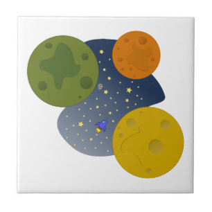 Space exploration tile