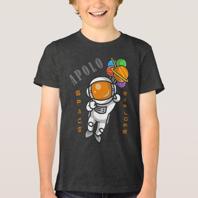 Space Explore Tri-Blend Shirt (Front)