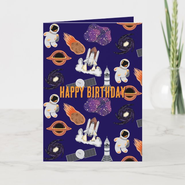 Space Explorer Card (Front)