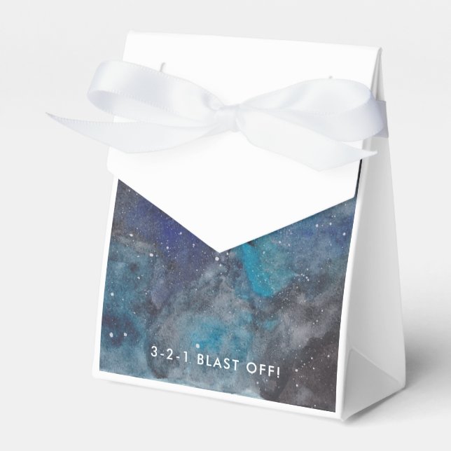 Space Explorer Favour Box (Front Side)