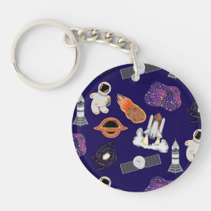 Space Explorer Key Ring