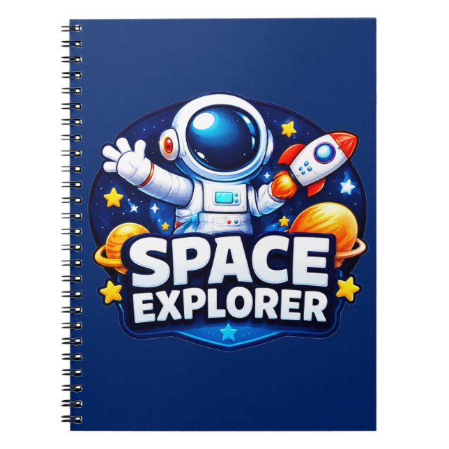 Space Explorer Kids Notebook (Front)