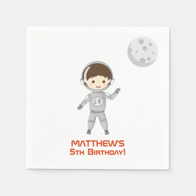 Space Explorer Napkins (Front)