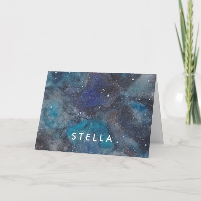 Space Explorer Thank You Card (Front)