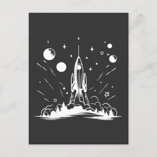 space fans perfect gift idea for kids postcard