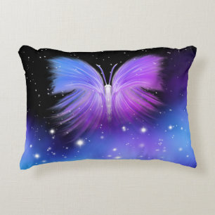 Space Fantasy Butterfly Cosmic Decorative Cushion