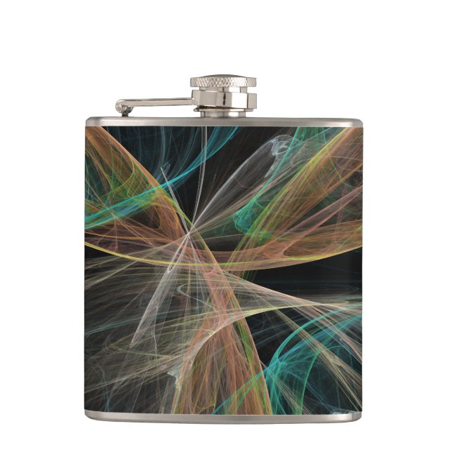 Space Fantasy Hip Flask (Front)