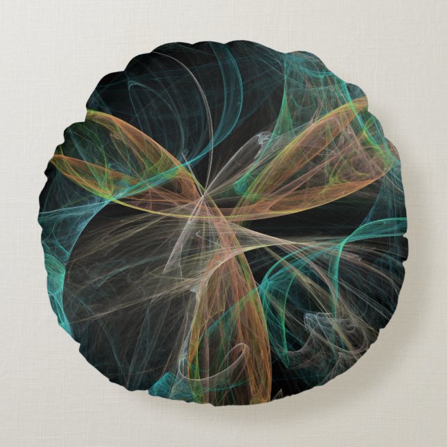 Space Fantasy Round Cushion (Front)