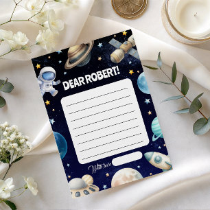 Space First Trip Around Sun Time Capsule Invitation