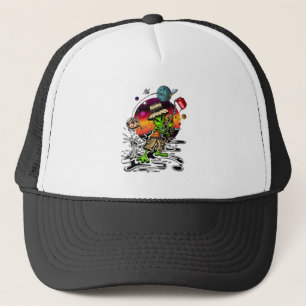 Space Fisherman Trucker Hat