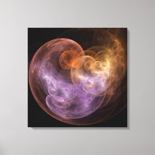 Space Flowers Canvas Print