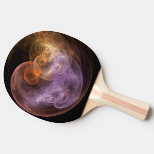 Space Flowers Ping Pong Paddle