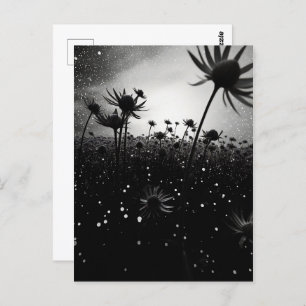 Space Flowers Postcard