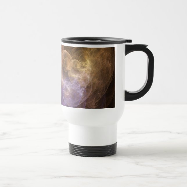Space Flowers Travel Mug (Right)