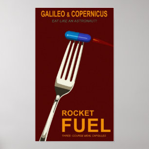 Space food poster