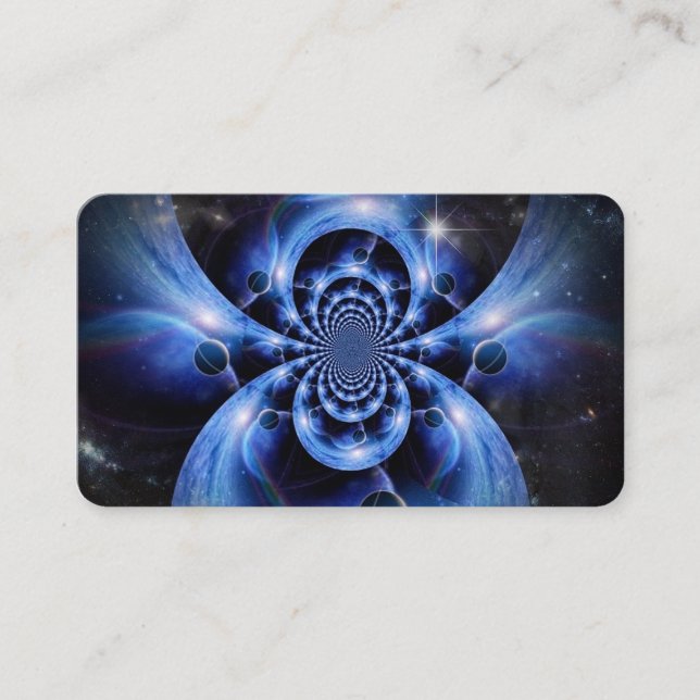 Space Fractal Business Card (Front)