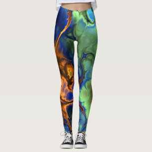 space fractal leggings