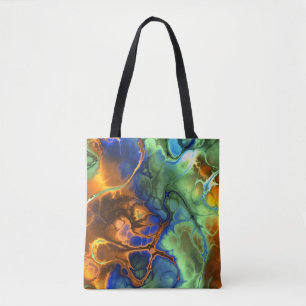 space fractal tote bag