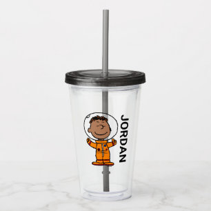 SPACE   Franklin Astronaut   Add Your Name Acrylic Tumbler