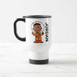 SPACE   Franklin Astronaut   Add Your Name Travel Mug