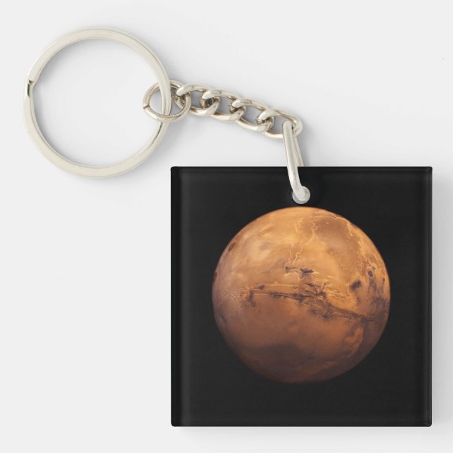 Space Full Colour of the Planet Mars Key Ring (Front)