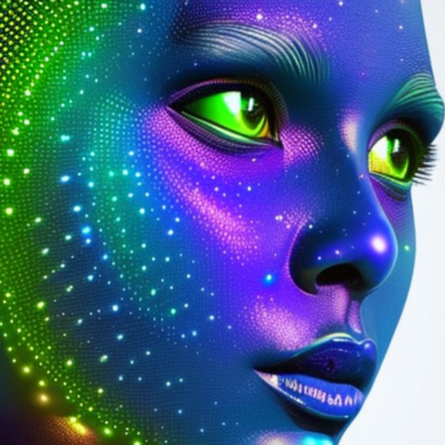 Space Futuristic Beautiful colour T-Shirt (Creator Uploaded)