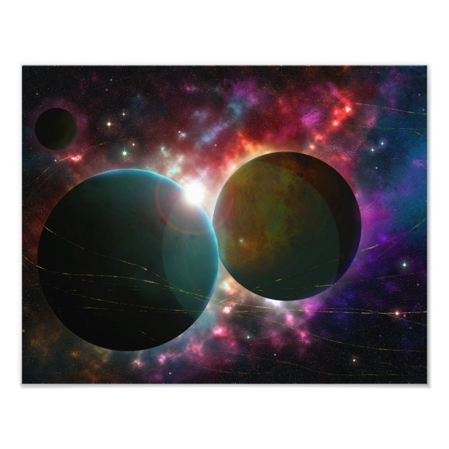 Space / Galaxy Concept Art Print / Poster (Front)