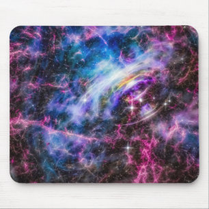 Space Galaxy Hyper Speed Nebula Mouse Mat