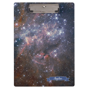 Space Galaxy Interstellar Personalised Clip board
