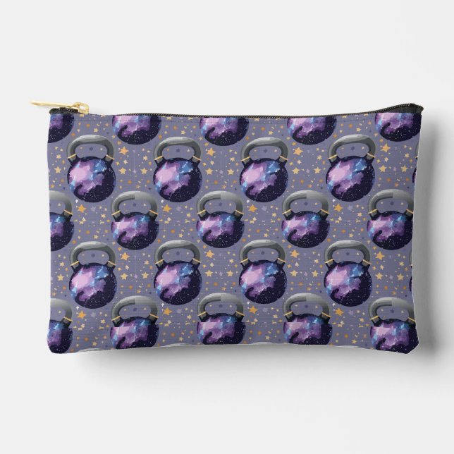 Space Galaxy Kettlebell Accessory Pouch (Front)
