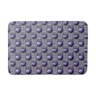 Space Galaxy Kettlebell Bath Mat