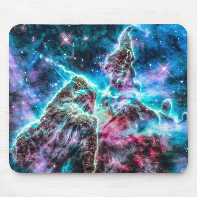 Space Galaxy King Nebula Mouse Mat (Front)