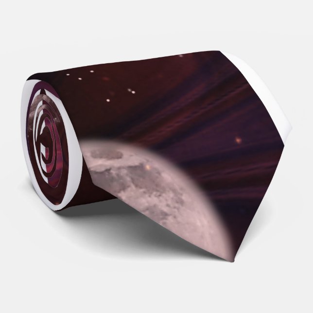 Space Galaxy Men's Tie (Rolled)
