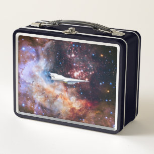 Space/galaxy  metal lunch box