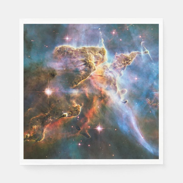 Space galaxy nebula. Universe stars / Astronomy Napkin (Front)