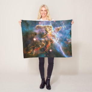 Space galaxy nebula. Universe stars Hubble NASA Fleece Blanket