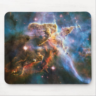 Space galaxy nebula. Universe stars. Hubble NASA Mouse Mat