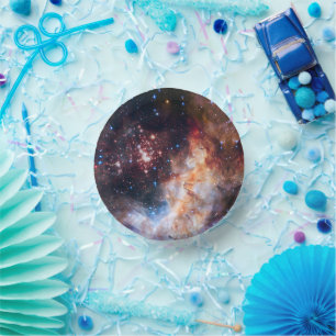 Space/galaxy  paper bowls paper plate