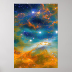 Space Galaxy Picture Poster