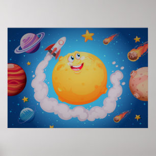 Space Galaxy Poster