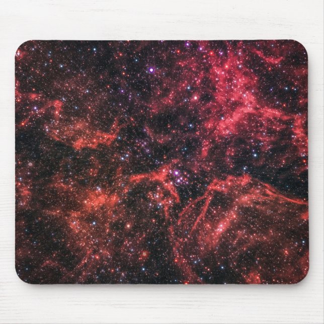 Space Galaxy Red Galaxy Mouse Mat (Front)